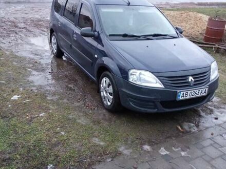 Рено Логан 2011 у Ильинцах на Automoto.ua Синій Рено Логан, об'ємом двигуна 1.6 л та пробігом 250 тис. км за 5500 $, фото 1 на Automoto.ua