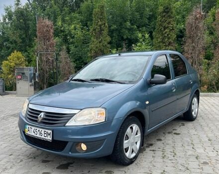 Синий Рено Логан, объемом двигателя 1.6 л и пробегом 130 тыс. км за 3950 $, фото 1 на Automoto.ua