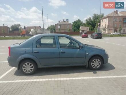 Синій Рено Логан, об'ємом двигуна 1.39 л та пробігом 228 тис. км за 4500 $, фото 1 на Automoto.ua