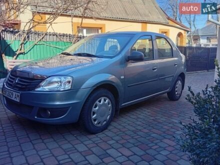 Синий Рено Логан, объемом двигателя 1.39 л и пробегом 61 тыс. км за 5100 $, фото 1 на Automoto.ua