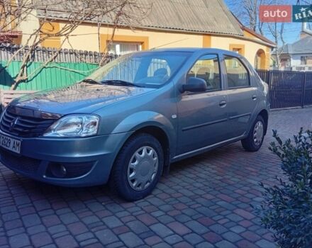 Синий Рено Логан, объемом двигателя 1.39 л и пробегом 61 тыс. км за 5100 $, фото 1 на Automoto.ua