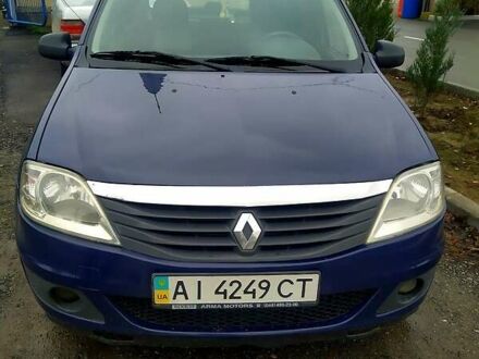 Синий Рено Логан, объемом двигателя 1.4 л и пробегом 183 тыс. км за 3900 $, фото 1 на Automoto.ua