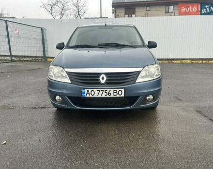 Синий Рено Логан, объемом двигателя 1.46 л и пробегом 192 тыс. км за 5500 $, фото 1 на Automoto.ua