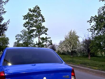 Синій Рено Логан, об'ємом двигуна 1.4 л та пробігом 190 тис. км за 4000 $, фото 1 на Automoto.ua