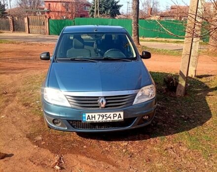 Синий Рено Логан, объемом двигателя 1.5 л и пробегом 190 тыс. км за 4150 $, фото 1 на Automoto.ua