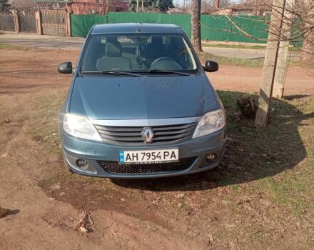 Синий Рено Логан, объемом двигателя 1.5 л и пробегом 190 тыс. км за 4150 $, фото 1 на Automoto.ua