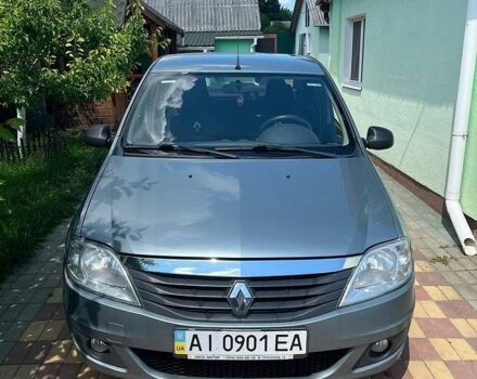 Синий Рено Логан, объемом двигателя 1.4 л и пробегом 176 тыс. км за 5800 $, фото 1 на Automoto.ua