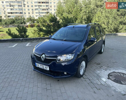 Синий Рено Логан, объемом двигателя 1.6 л и пробегом 160 тыс. км за 6500 $, фото 1 на Automoto.ua