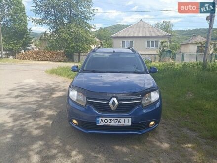 Синий Рено Логан, объемом двигателя 1.5 л и пробегом 289 тыс. км за 5759 $, фото 1 на Automoto.ua