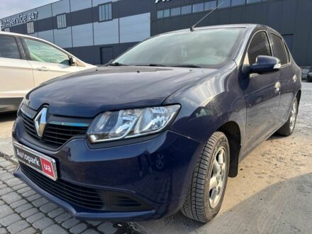Синий Рено Логан, объемом двигателя 1.6 л и пробегом 285 тыс. км за 4490 $, фото 1 на Automoto.ua