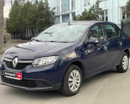 Синий Рено Логан, объемом двигателя 1.6 л и пробегом 132 тыс. км за 6790 $, фото 1 на Automoto.ua