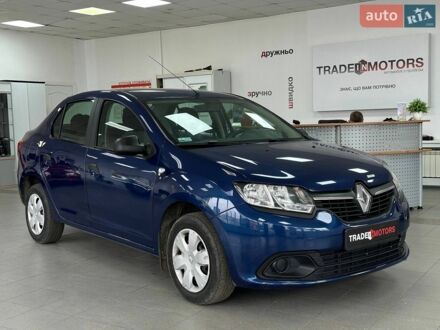 Синий Рено Логан, объемом двигателя 1.6 л и пробегом 102 тыс. км за 7990 $, фото 1 на Automoto.ua