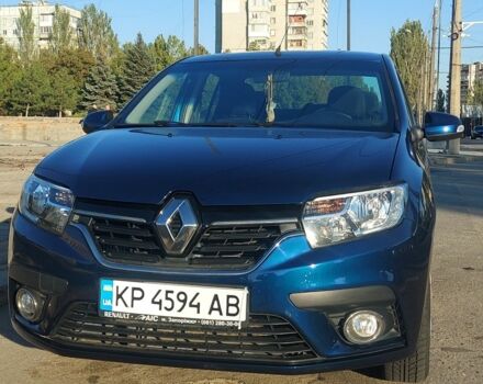 Синий Рено Логан, объемом двигателя 1.5 л и пробегом 88 тыс. км за 10029 $, фото 1 на Automoto.ua