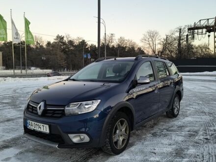 Синій Рено Логан, об'ємом двигуна 0.9 л та пробігом 97 тис. км за 9500 $, фото 1 на Automoto.ua