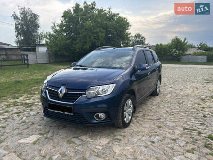 Синий Рено Логан, объемом двигателя 1.5 л и пробегом 102 тыс. км за 9300 $, фото 1 на Automoto.ua