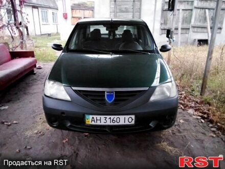 Зеленый Рено Логан, объемом двигателя 1.6 л и пробегом 280 тыс. км за 2000 $, фото 1 на Automoto.ua