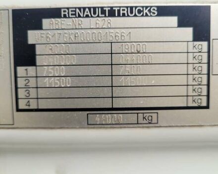 Білий Рено Магнум, об'ємом двигуна 12.9 л та пробігом 1 тис. км за 10500 $, фото 18 на Automoto.ua