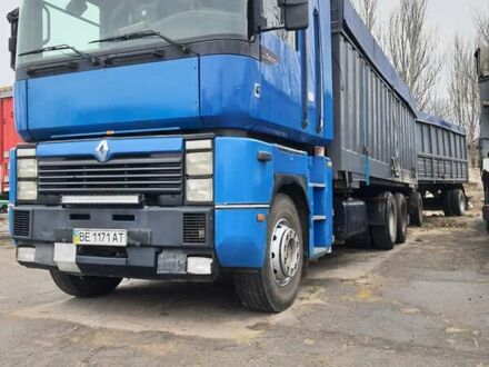 Синий Рено Магнум, объемом двигателя 12 л и пробегом 100 тыс. км за 8500 $, фото 1 на Automoto.ua