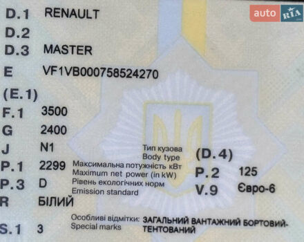 Белый Рено Мастер, объемом двигателя 0 л и пробегом 330 тыс. км за 16300 $, фото 26 на Automoto.ua