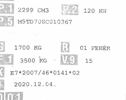 Білий Рено Мастєр, об'ємом двигуна 2.3 л та пробігом 157 тис. км за 20600 $, фото 58 на Automoto.ua