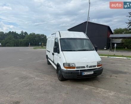 Белый Рено Мастер, объемом двигателя 2.5 л и пробегом 430 тыс. км за 2550 $, фото 1 на Automoto.ua