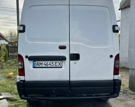 Белый Рено Мастер, объемом двигателя 2.5 л и пробегом 523 тыс. км за 6500 $, фото 3 на Automoto.ua