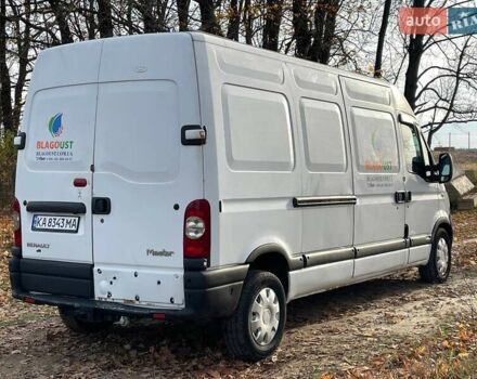 Белый Рено Мастер, объемом двигателя 2.5 л и пробегом 312 тыс. км за 8800 $, фото 7 на Automoto.ua