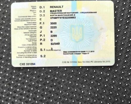 Білий Рено Мастєр, об'ємом двигуна 2.3 л та пробігом 521 тис. км за 10800 $, фото 40 на Automoto.ua