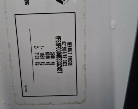 Белый Рено Мастер, объемом двигателя 2.3 л и пробегом 328 тыс. км за 17100 $, фото 19 на Automoto.ua