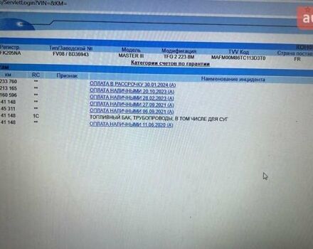 Белый Рено Мастер, объемом двигателя 2.3 л и пробегом 240 тыс. км за 16150 $, фото 27 на Automoto.ua