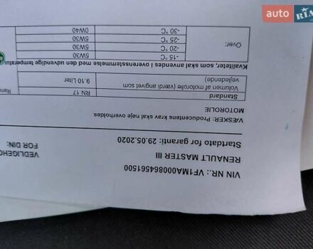 Белый Рено Мастер, объемом двигателя 2.3 л и пробегом 280 тыс. км за 17900 $, фото 45 на Automoto.ua