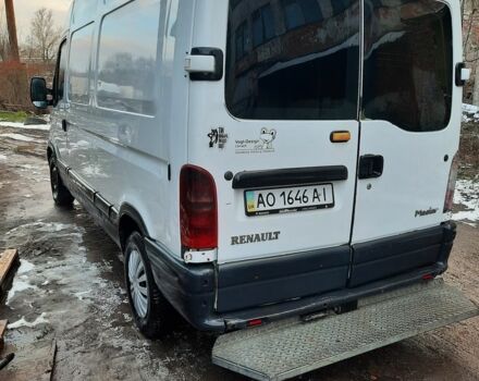 Белый Рено Мастер, объемом двигателя 2.5 л и пробегом 556 тыс. км за 4500 $, фото 4 на Automoto.ua