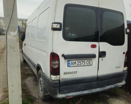Белый Рено Мастер, объемом двигателя 2.5 л и пробегом 350 тыс. км за 2700 $, фото 2 на Automoto.ua