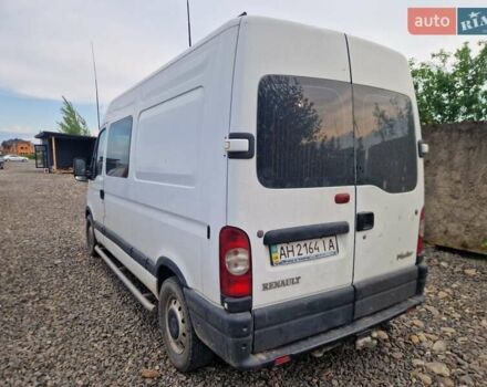 Белый Рено Мастер, объемом двигателя 2.5 л и пробегом 345 тыс. км за 5750 $, фото 2 на Automoto.ua