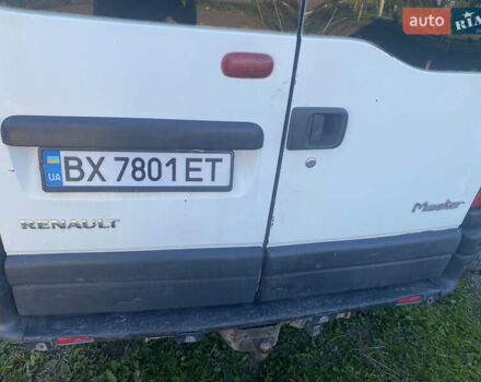 Білий Рено Мастєр, об'ємом двигуна 2.5 л та пробігом 6 тис. км за 5999 $, фото 3 на Automoto.ua