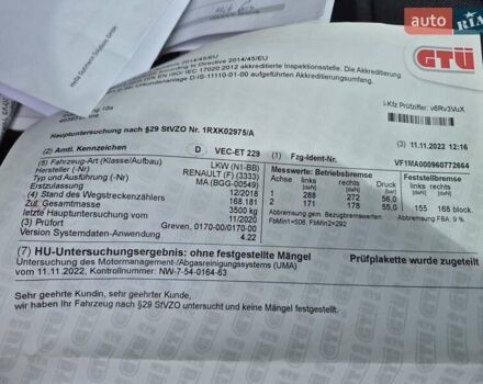 Білий Рено Мастєр, об'ємом двигуна 0 л та пробігом 237 тис. км за 15900 $, фото 31 на Automoto.ua