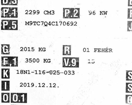 Белый Рено Мастер, объемом двигателя 2.3 л и пробегом 193 тыс. км за 15550 $, фото 42 на Automoto.ua