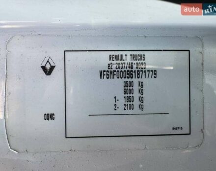 Белый Рено Мастер, объемом двигателя 2.3 л и пробегом 280 тыс. км за 17950 $, фото 17 на Automoto.ua