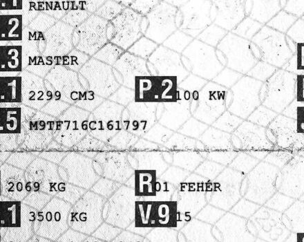 Білий Рено Мастєр, об'ємом двигуна 2.3 л та пробігом 151 тис. км за 18650 $, фото 55 на Automoto.ua