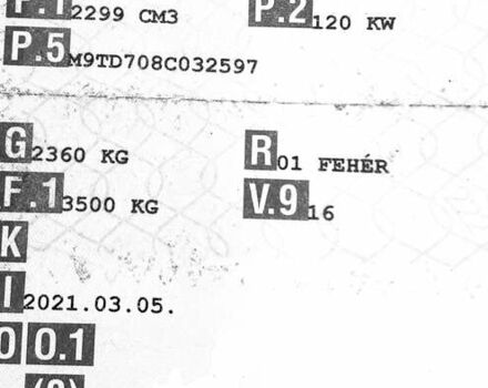 Білий Рено Мастєр, об'ємом двигуна 2.3 л та пробігом 220 тис. км за 18600 $, фото 50 на Automoto.ua