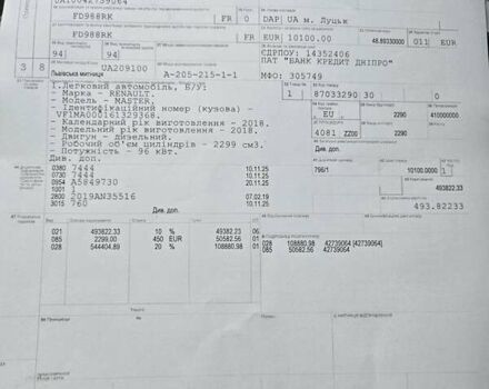 Белый Рено Мастер, объемом двигателя 2.3 л и пробегом 201 тыс. км за 18900 $, фото 49 на Automoto.ua