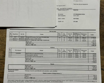Белый Рено Мастер, объемом двигателя 2.3 л и пробегом 303 тыс. км за 23100 $, фото 34 на Automoto.ua