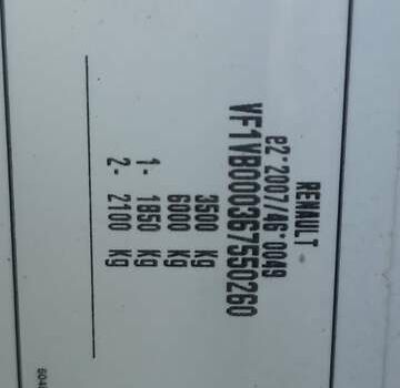 Білий Рено Мастєр, об'ємом двигуна 0 л та пробігом 427 тис. км за 20800 $, фото 3 на Automoto.ua