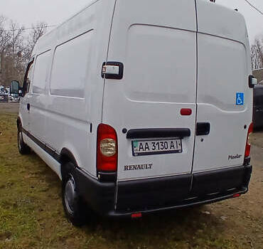 Белый Рено Мастер, объемом двигателя 2.5 л и пробегом 280 тыс. км за 7500 $, фото 1 на Automoto.ua