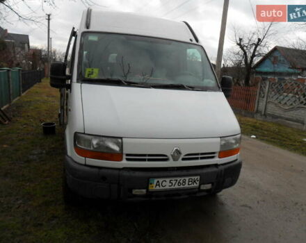 Белый Рено Мастер, объемом двигателя 2.5 л и пробегом 312 тыс. км за 5800 $, фото 2 на Automoto.ua