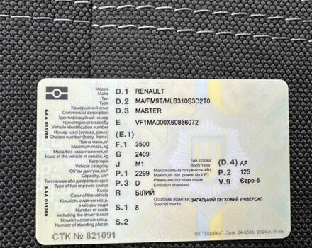 Белый Рено Мастер, объемом двигателя 2.3 л и пробегом 358 тыс. км за 18200 $, фото 44 на Automoto.ua