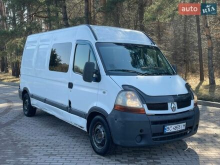 Белый Рено Мастер, объемом двигателя 2.46 л и пробегом 444 тыс. км за 6900 $, фото 1 на Automoto.ua