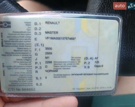 Черный Рено Мастер, объемом двигателя 2.3 л и пробегом 611 тыс. км за 22299 $, фото 1 на Automoto.ua