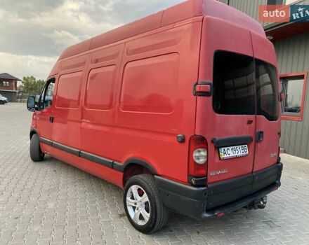 Красный Рено Мастер, объемом двигателя 2.5 л и пробегом 516 тыс. км за 6300 $, фото 3 на Automoto.ua