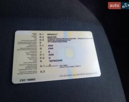 Червоний Рено Мастєр, об'ємом двигуна 2.3 л та пробігом 375 тис. км за 13000 $, фото 14 на Automoto.ua